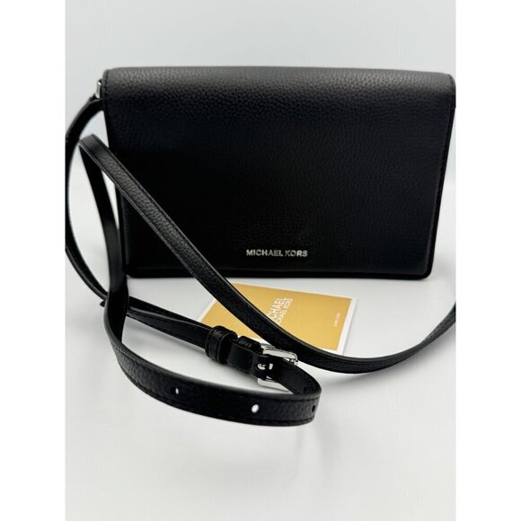 Michael Kors Pebbled Leather Crossbody Bag With Adjustable Strap - Picture 4 of 7